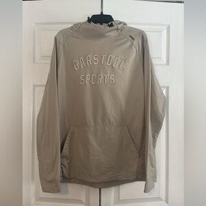 Barstool Sports Men's Beige Lightweight Hoodie